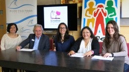 organizadores de las jornadas de autismo